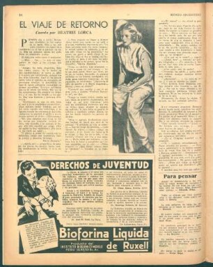 El viaje de retorno : Cuento por Beatriz Lorca