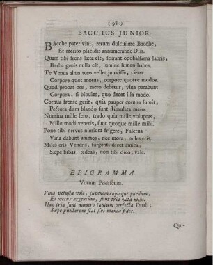 Bacchus. [ ... mit Abbildungsbeschreibung].