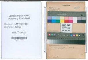 Entnazifizierung Theodor Will , geb. 04.09.1898 (Dentist)
