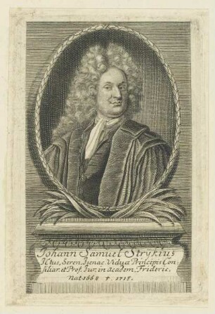 Bildnis des Johann Samuel Strykius