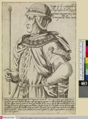 LOYS. xi de ce nom filz de Charles ... [Ludwig XI. ]