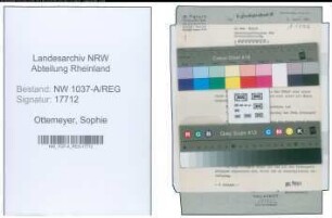 Entnazifizierung Sophie Ottemeyer , geb. 00.00.0000 ()