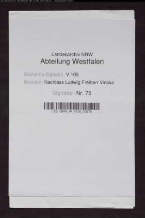 1 Brief von Burgsdorff, Gutsbesitzer auf Ziebingen