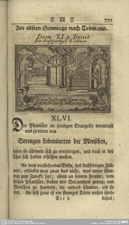 Am eilften Sonntage nach Trinitatis