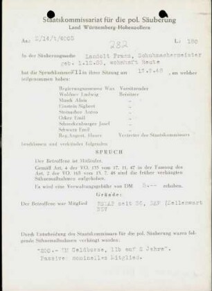Landolt, Franz