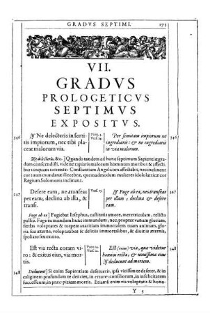 VII. Gradvs Prologeticvs Septimvs Expositvs