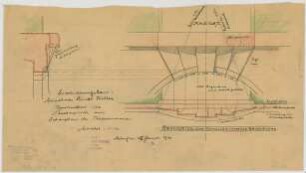 Thiersch, Friedrich von; München; Münchner - Kindl - Keller, Erweiterungsbau - Balkonplatte (Grundriss, Detail)