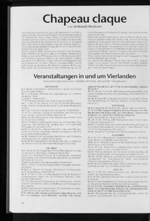 Veranstaltungen in und um Vierlanden
