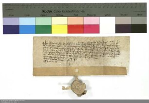 Revers Gerhards von Bubenheim bezüglich seiner Verpflichtung als Burgmann auf der Burg Bingenheim durch Heinrich [von Hohenberg], Abt von Fulda
