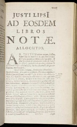 Ad Eosdem Libros Notæ.