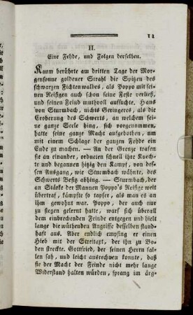 II. Eine Fehde, und Folgen derselben.