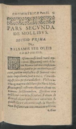 Pars Secunda De Mollibus.