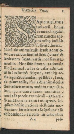 Diaetetica Vera.
