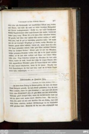 Schleiermacher an Henriette Herz. Potsdam, den 15ten Februar 1799.