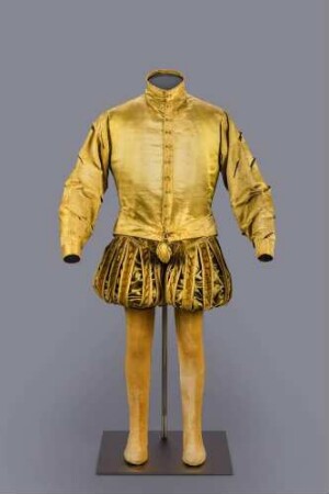 Wams / Herrenkleid bestehend aus Rock, Wams, Hose mit Strümpfen