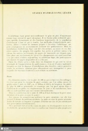 Stades D'Athlétisme Léger