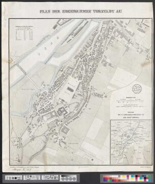 Plan der Koeniglichen Vorstadt Au