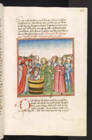 Taufe des Königs von Zypern und seines Volks
