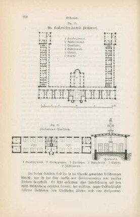 Fig. 35. Die Diakonissen-Anstalt Bethanien ; Fig. 36. Isolations-Pavillon