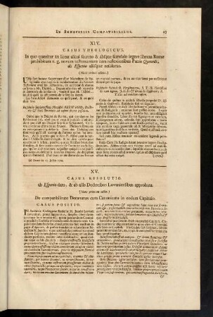 23-36, XV. Casus Resolutio. - XVI. Juris Responsum Espenii.