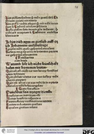 Quid enim est cause cur non bonorum familiaritatem desiderem.