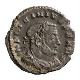 Münze, Follis (Follaro), 316 n. Chr.