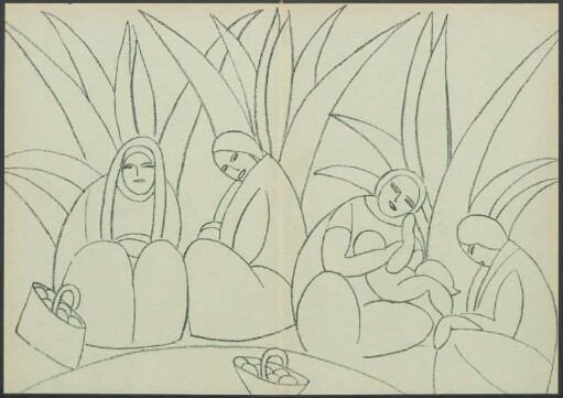 [Carlos Mérida, Tehuacán 1925] : Original Lithograph by Carlos Mérida