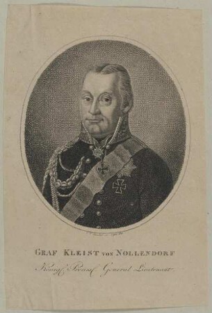 Bildnis des Grafen Kleist von Nollendorf