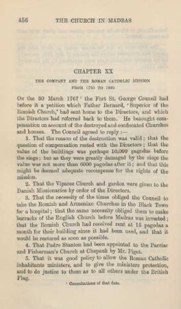 Chapter XX. The Company and the Roman Catholic Missions from 1765 to 1805