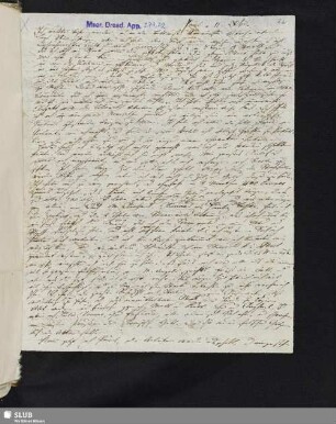 Nr. 22-28a: Friedrich Tieck Ludwig Tieck. Paris, ohne Jahr.