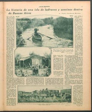 La historia de una isla de ladrones y asesinos dentro de Buenos Aires