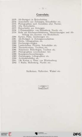 Convolute(Nr. 2373-2392)