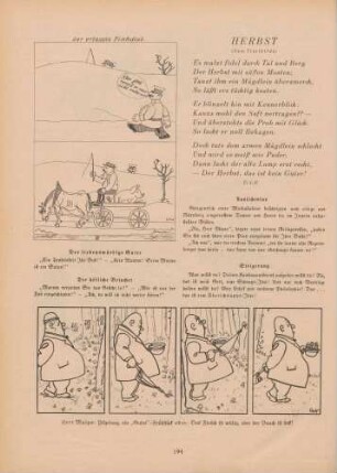 "Der ertappte Fischdieb" "Herr Mulps: Pilzefang, ein 'Gabel'-Frühstück..."