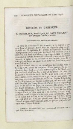 Contrées de l'Amérique