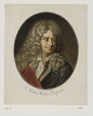 Nicolas Boileau-Despréaux, aus: "Collection des Grands Hommes"
