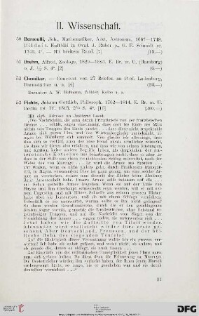 II. Wissenschaft (Nr. 50-92)