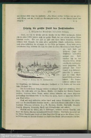 Leipzig, die größte Stadt des Sachsenlandes