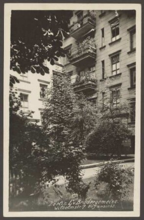 Ansichtskarte Evangelische Brüdergemeine, Wilhelmstraße 7