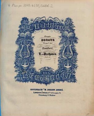 Grande sonate (Ut maj. C dur) pour le pianoforte : Oeuvre 53