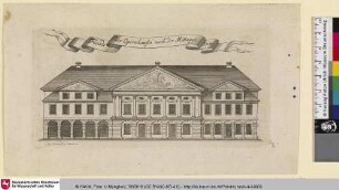 Braunschweig, Facade des Opernhauses nach der Mittages Seite