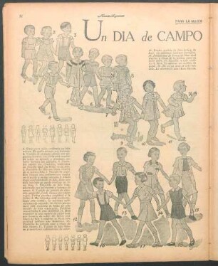 Un día de campo [Dibujos] : Para la mujer