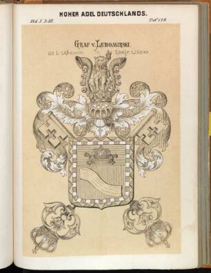 Taf. 179. Graf v. Lubomirski. als Erzkämmerer im Königr. Galizien