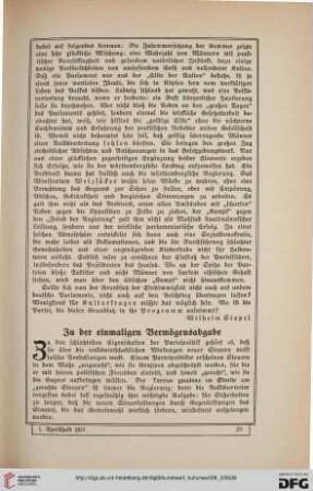 26: Zu der einmaligen Vermögensabgabe
