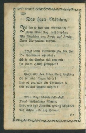Das harte Mädchen.