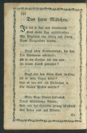 Das harte Mädchen.