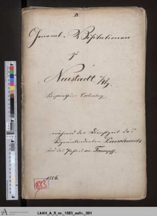 Neustadt a. Rbge.: Visitationsakten