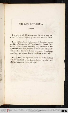 The bath of Virginia