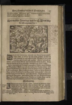 Am vierdten Sonntage nach der H. Dreyfaltigkeit/Evangelium Luc.6.