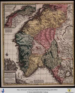 Regnum Norwegiae accurata et novissima delineatione.