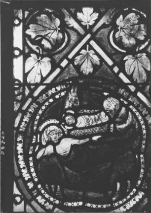 Burg Hohenzollern Michaelskapelle Fenster Glasmalerei (13. Jahrhundert)